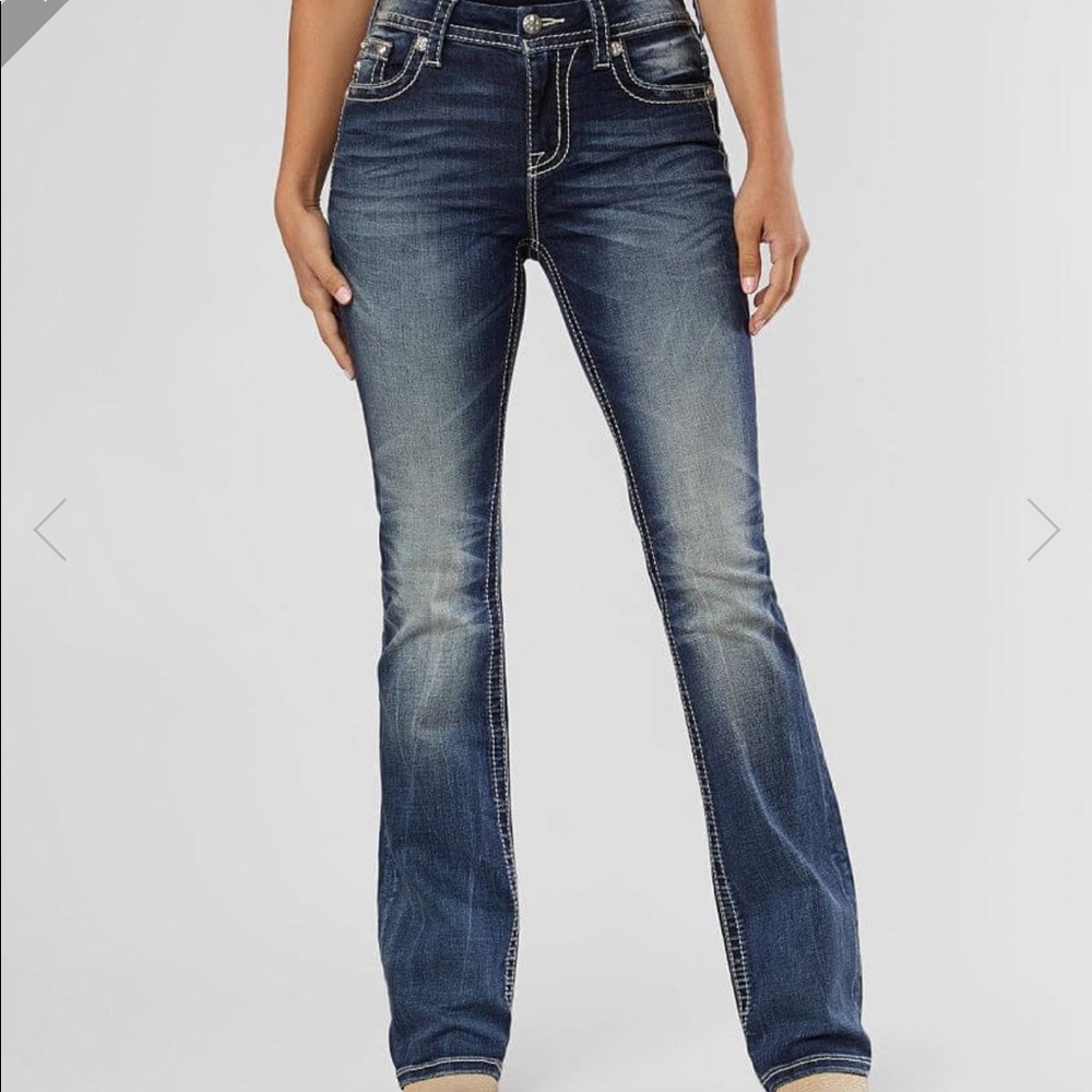 Miss Me Embellished midrise Bootcut Denim size 27